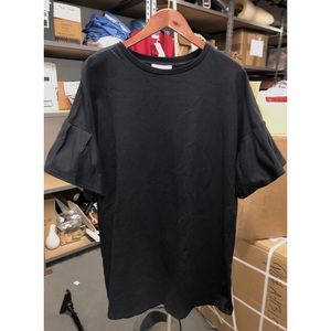 Black Sweatshirt Dress